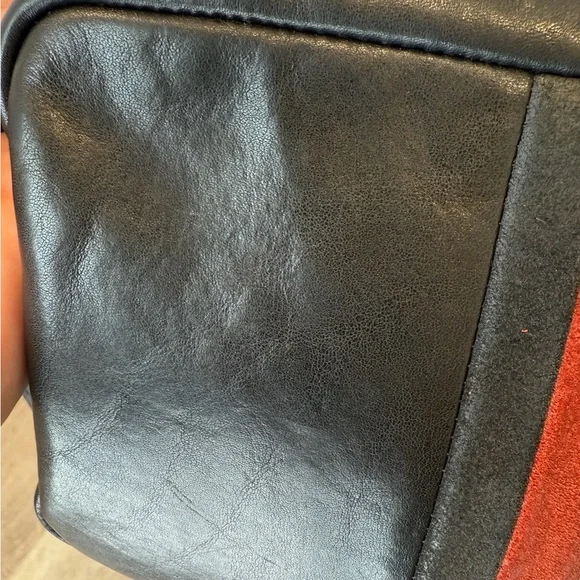 Clare V Black Crossbody with Red Accent - Picture 3 of 7